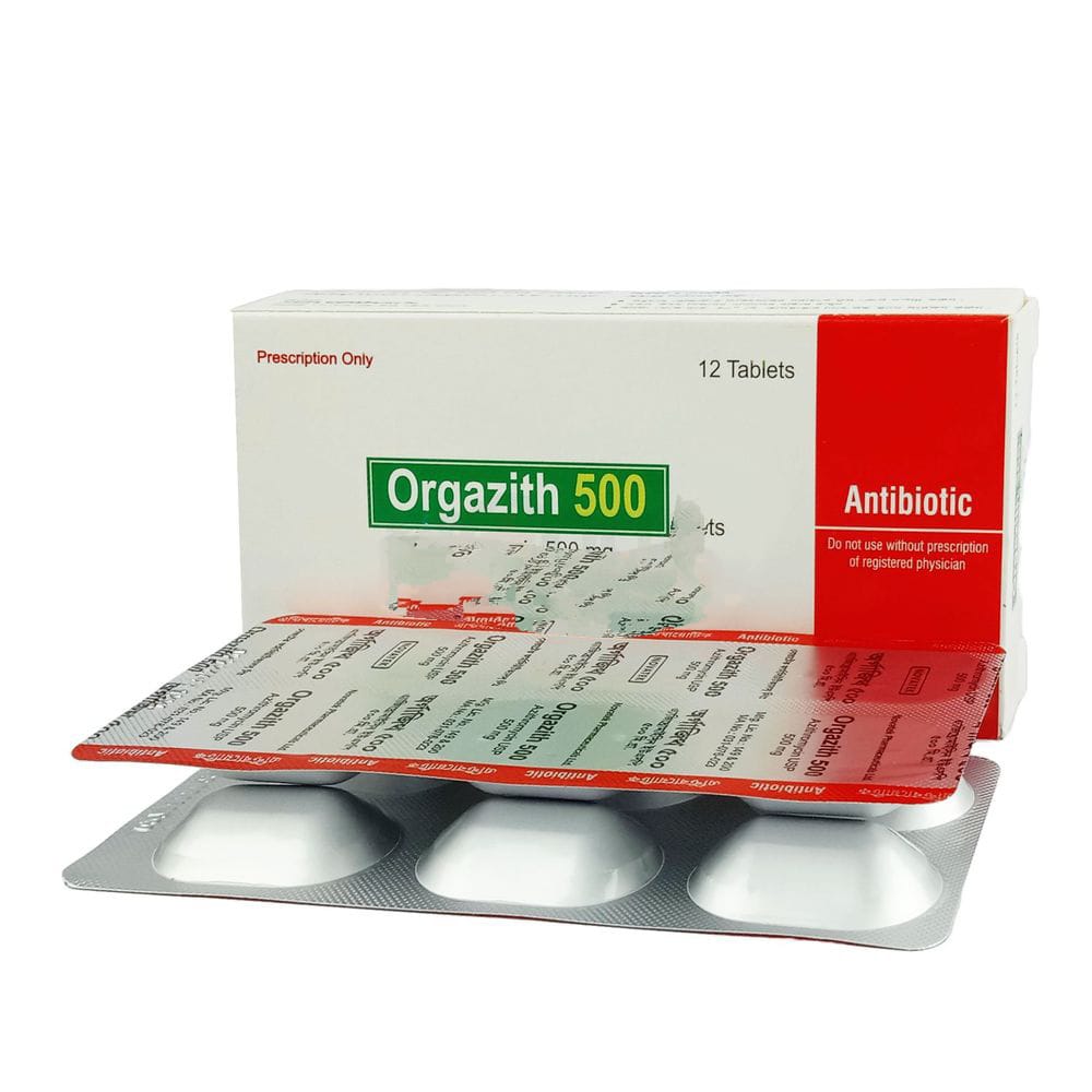 Tablet Orgazith 500mg (12pcs)